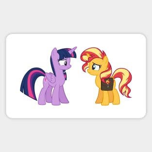 Pony Twilight and Sunset 3 Sticker